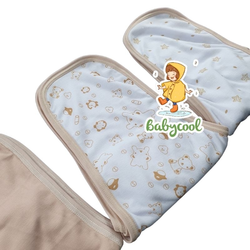 Popok Tali Bayi Newborn Abu/Coklat