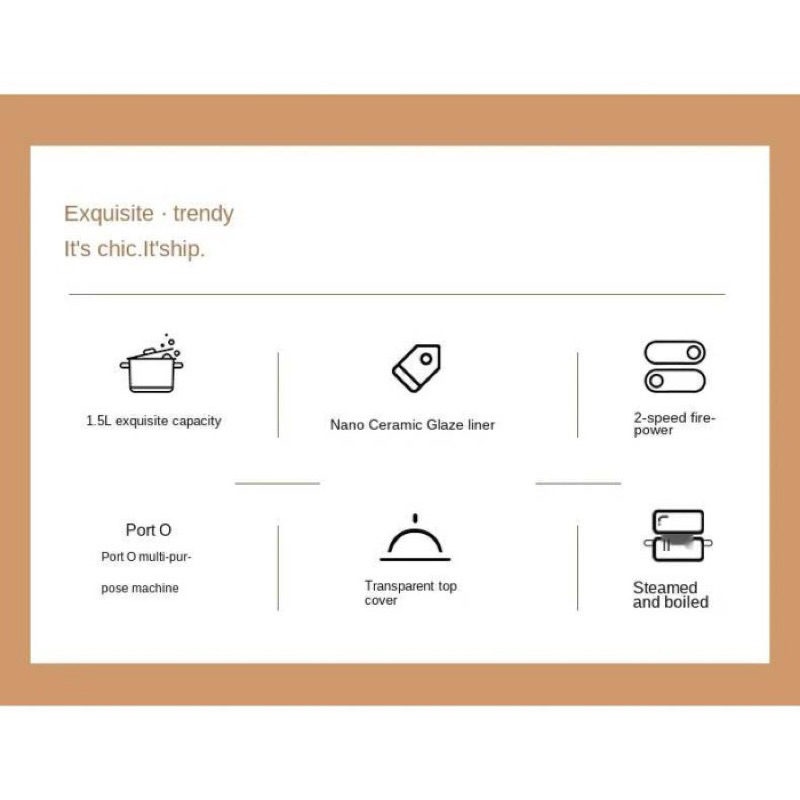 [OBRAL RIJEK] Panci Listrik Multifungsi Mini Electric Cooker 600W - AJL-A1502