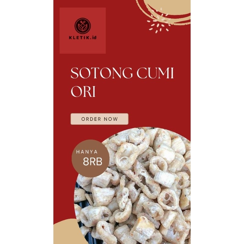 

Sotong Cumi Original Gurih 100gr - 250gr