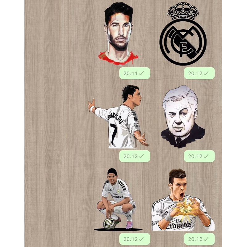 

PAKET STIKER WHATSAPP REAL MADRID ( NON GERAK )