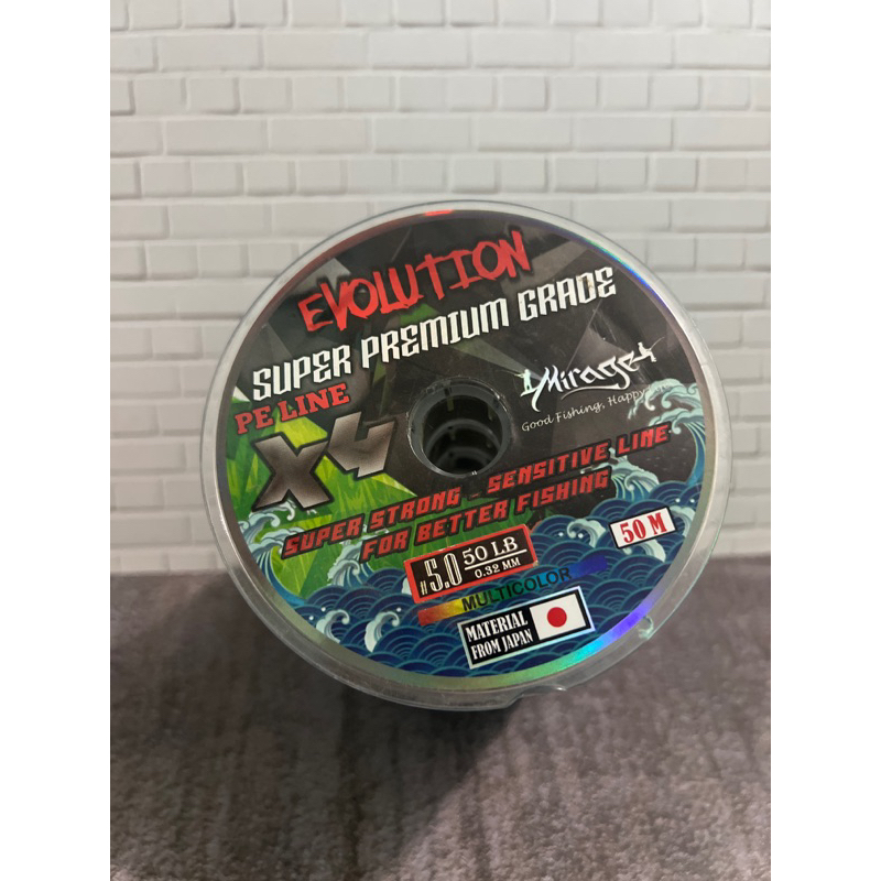 Benang PE / Senar PE X4 Evolution warna multi