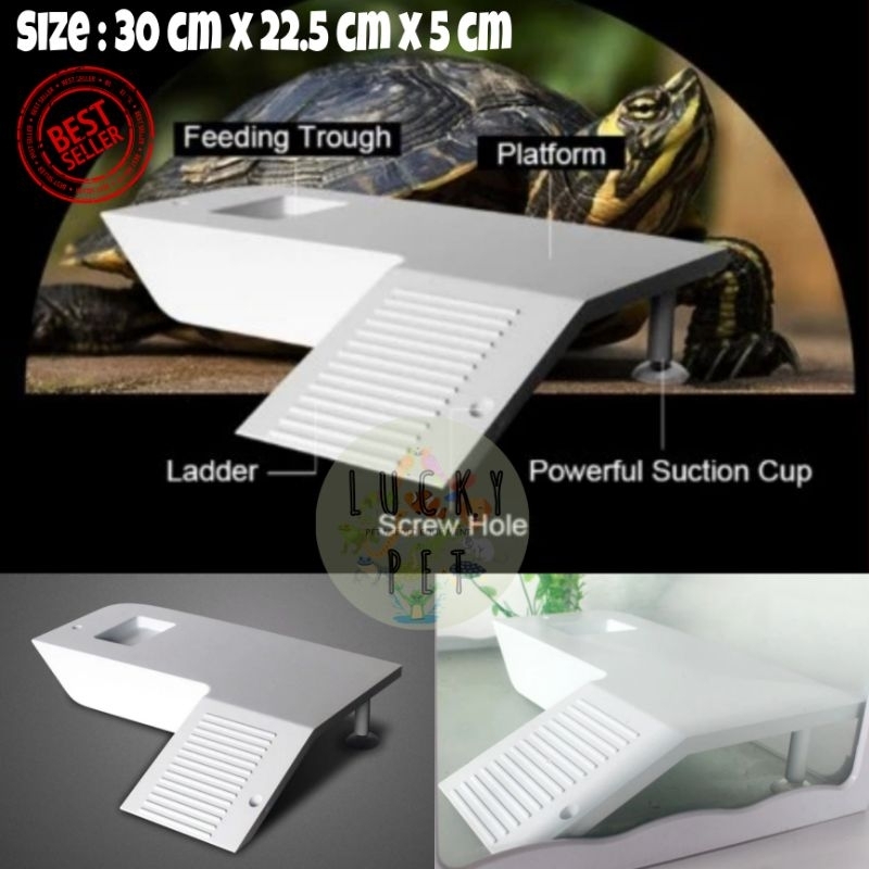 BASKING KURA KURA AIR BRAZIL RES TERMURAH TEMPAT JEMUR TORTO TURTLE KURA KURA TURTLE BASKING SPOT