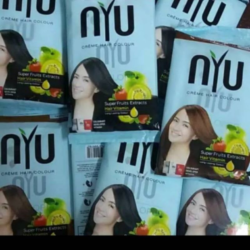 NYU Cream Hair Colour Sachet 20ml|Cat Rambut NYU 100% Original