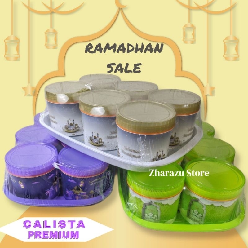 promo terbaru toples nato calista set 7in1/toples polos unit set nampan/toples lebaran/ toples jumbo