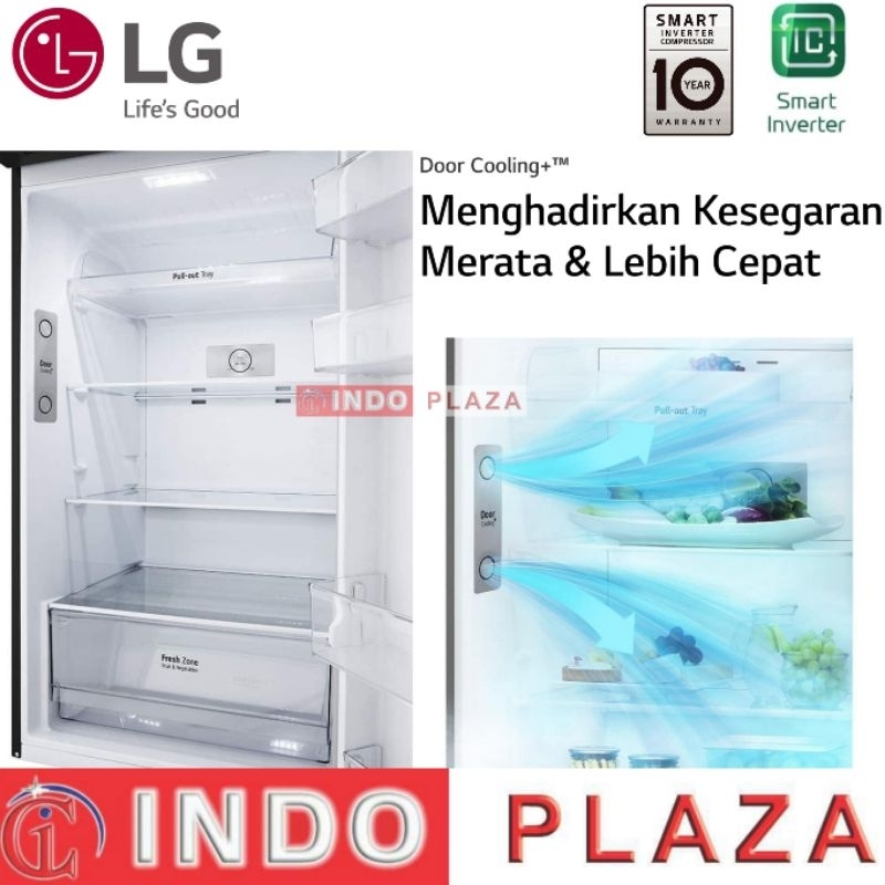 KULKAS LG 2 PINTU SMART INVERTER GN-B372PQGB / PXGB