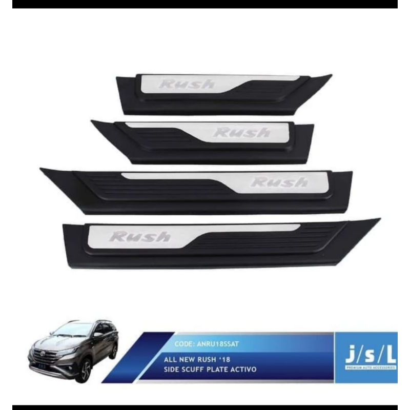 Door sill plate samping exclusive All new Rush 2018-2022
