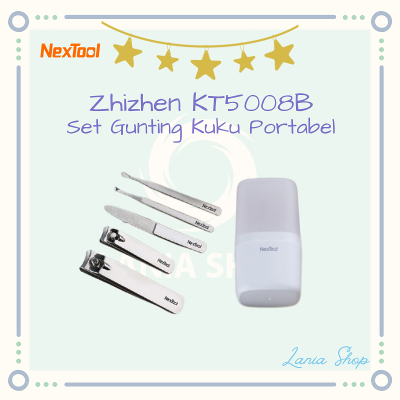 NEXTOOL Zhizhen Nail Clipper Set - Set Gunting Kuku Portabel - KT5008B