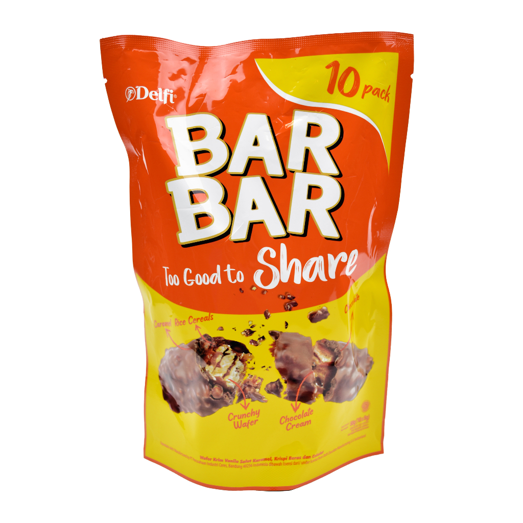 

BISKUIT WAFER COKELAT DELFI BAR BAR SHARE PACK ISI 10