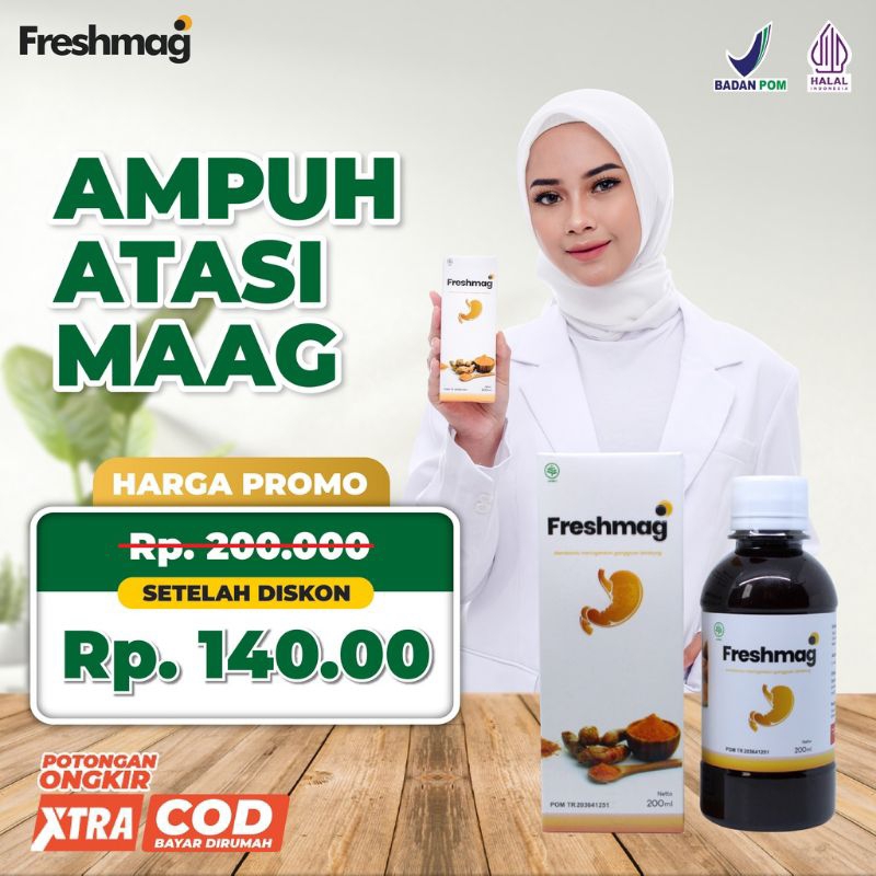 Freshmag Obat Asam Lambung 3x Terbukti Lebih Ampuh Original BPOM - Freshmagh Madu Fresmaag