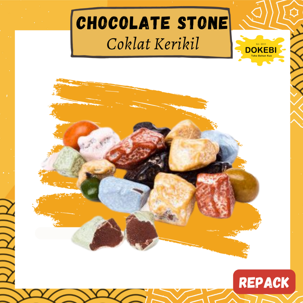 

Chocolate Stone 500g / Coklat Batu Turki / Coklat Kerikil