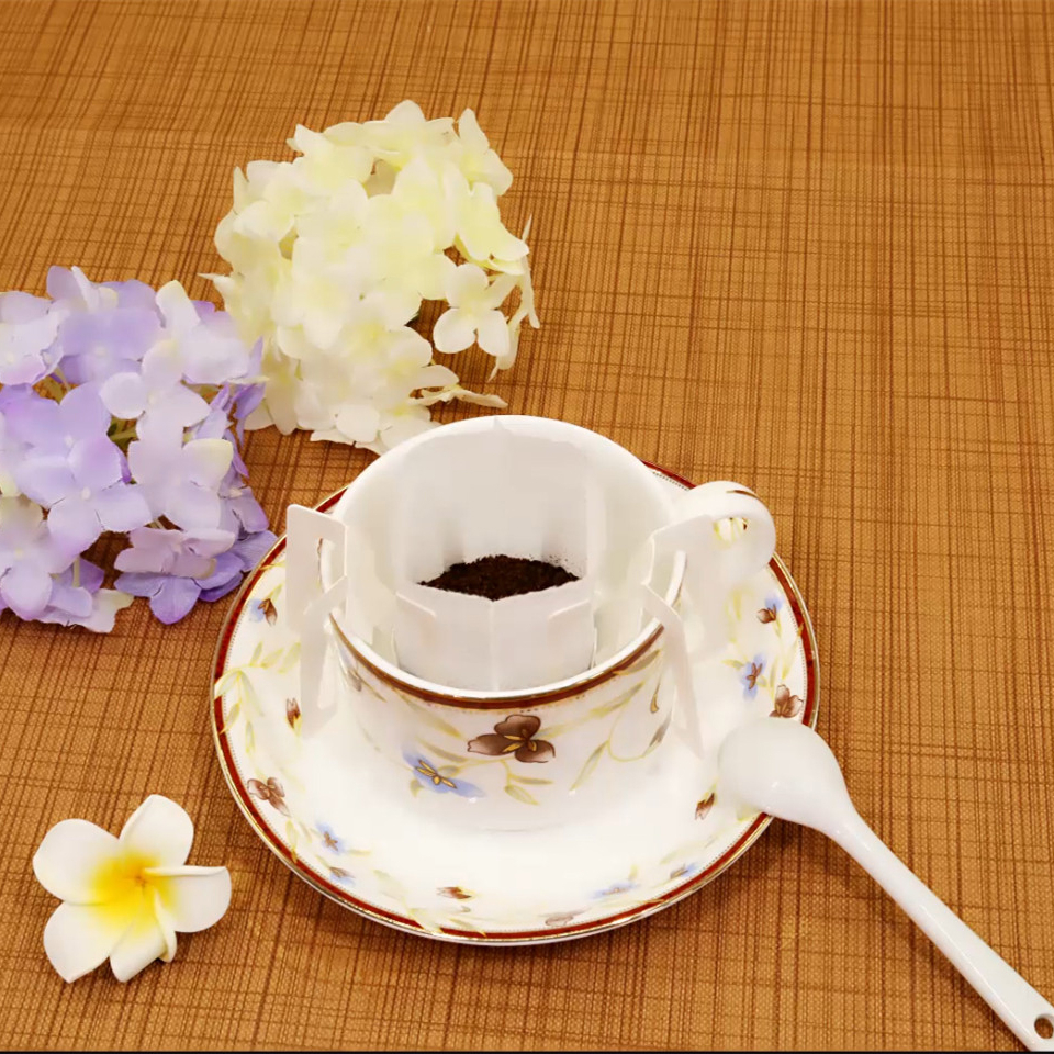 One Two Cups Kertas Penyaring Kopi Drip Cafe Paper Filter Coffee 50 PCS - T111 - White