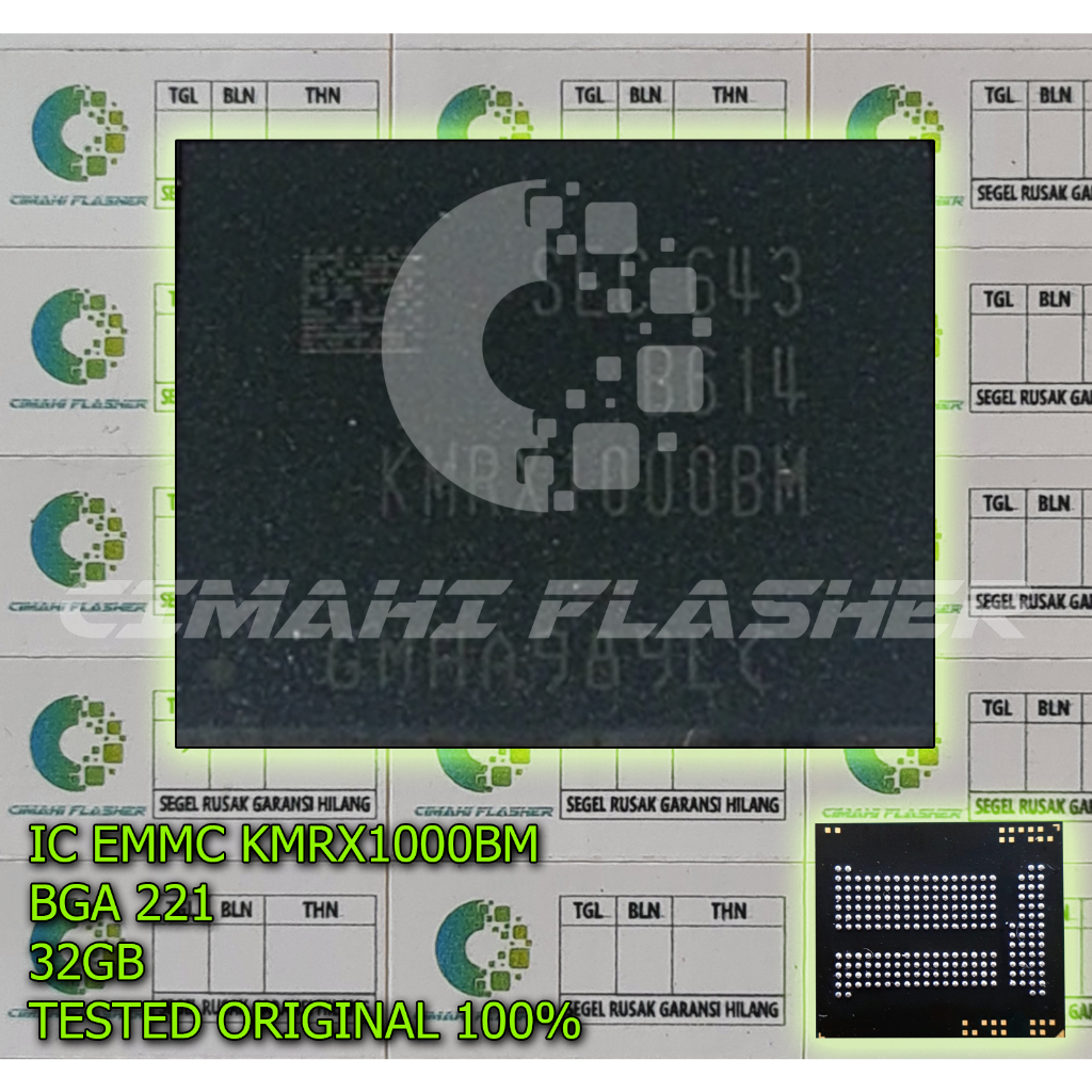 IC EMMC KMRX 32GB ( KMRX1000BM / KMRX10014M ) BGA 221