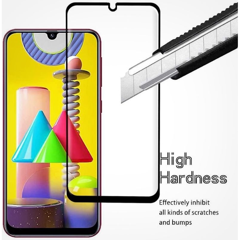 Tempered Glass Samsung A20/A30/A50/A31/A30S/A50S/M30S/M21/M30/A22/A32/A23/ ANTI GORES FULL SCREEN