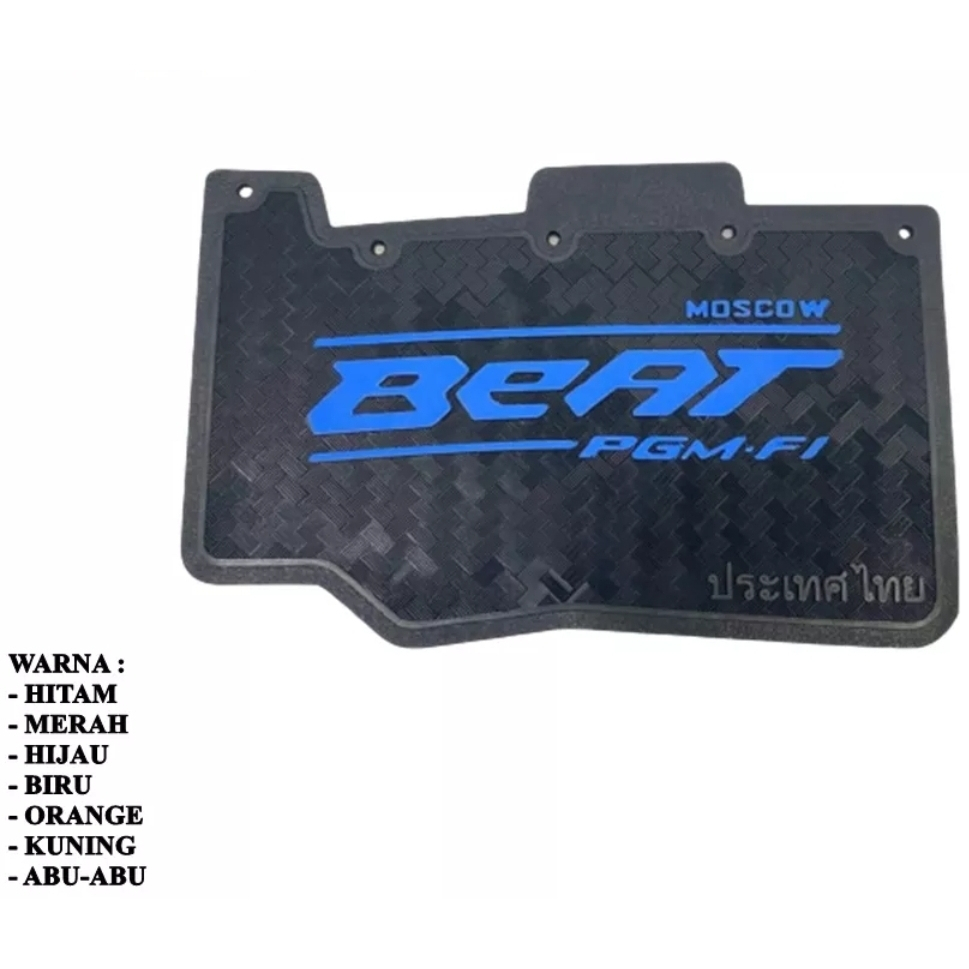 Mud Flap Beat Fi Carbon New Model Pelindung Lumpur Beat Fi Mudflap Karbon