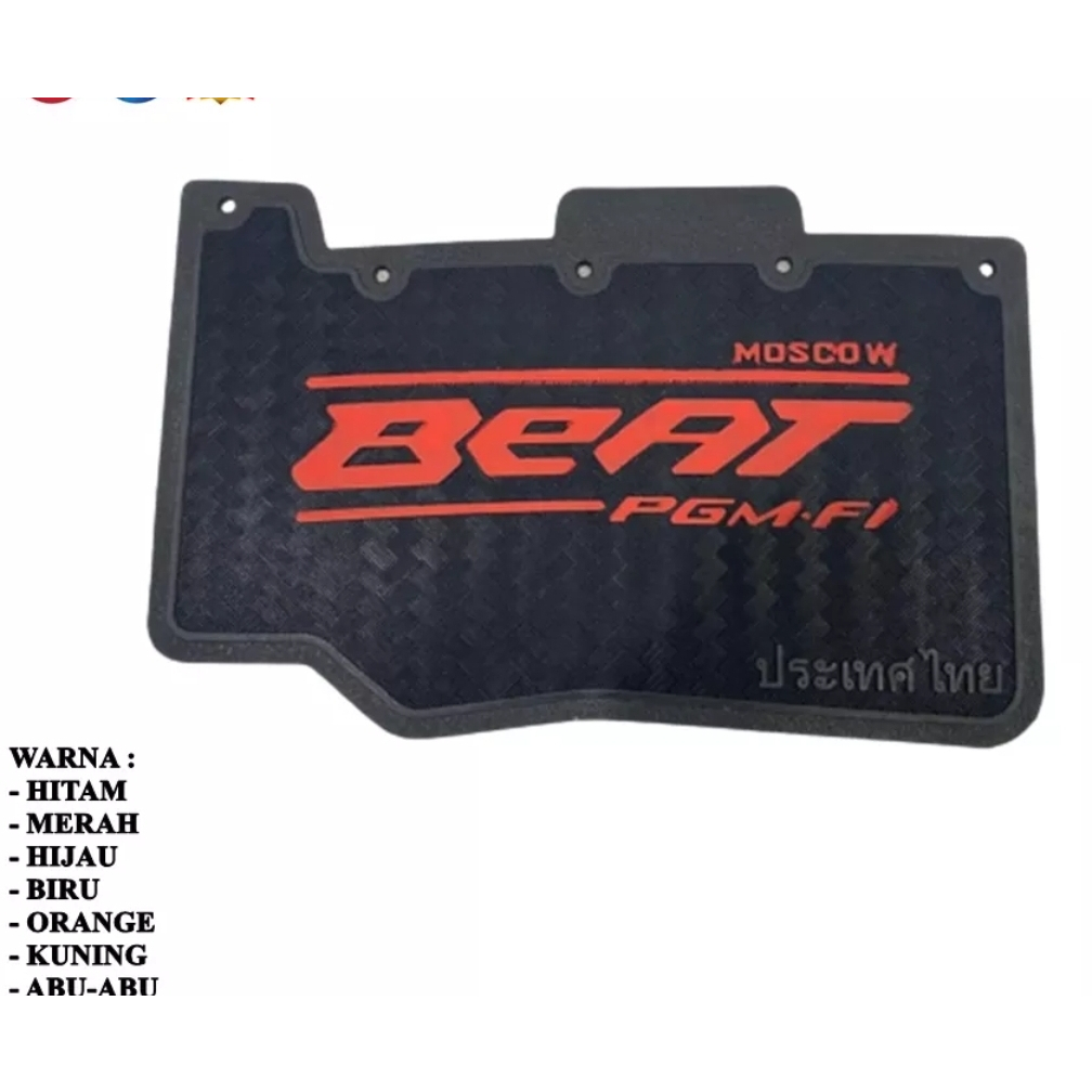 Mud Flap Beat Fi Carbon New Model Pelindung Lumpur Beat Fi Mudflap Karbon