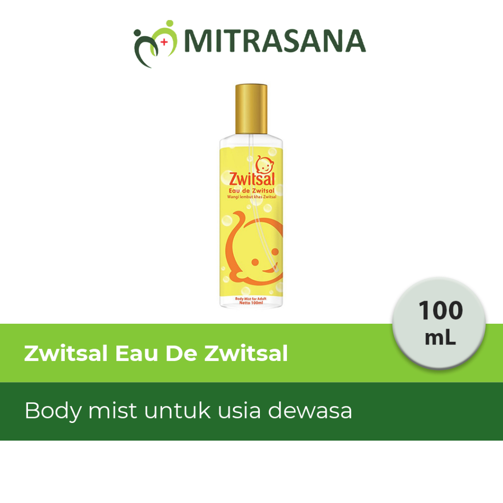 Zwitsal Eau De Toilette 100 Ml - Parfum Eau De Toilette, Parfum Pakaian Aroma Bayi