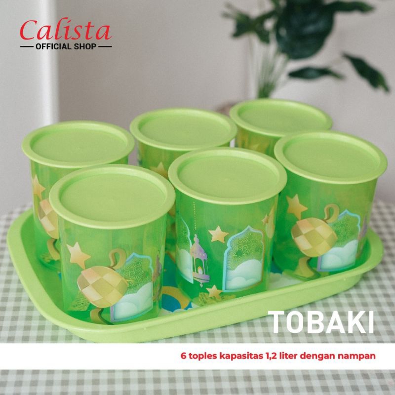 TOPLES LEBARAN / TOPLES TONAM ISLAMIC CALISTA / SET WADAH PENYIMPANAN KUE DAN SNACK