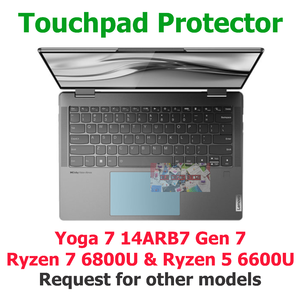 Touchpad Protector Lenovo Yoga 7 14ARB7 Ryzen 7 6800U 5 6600U