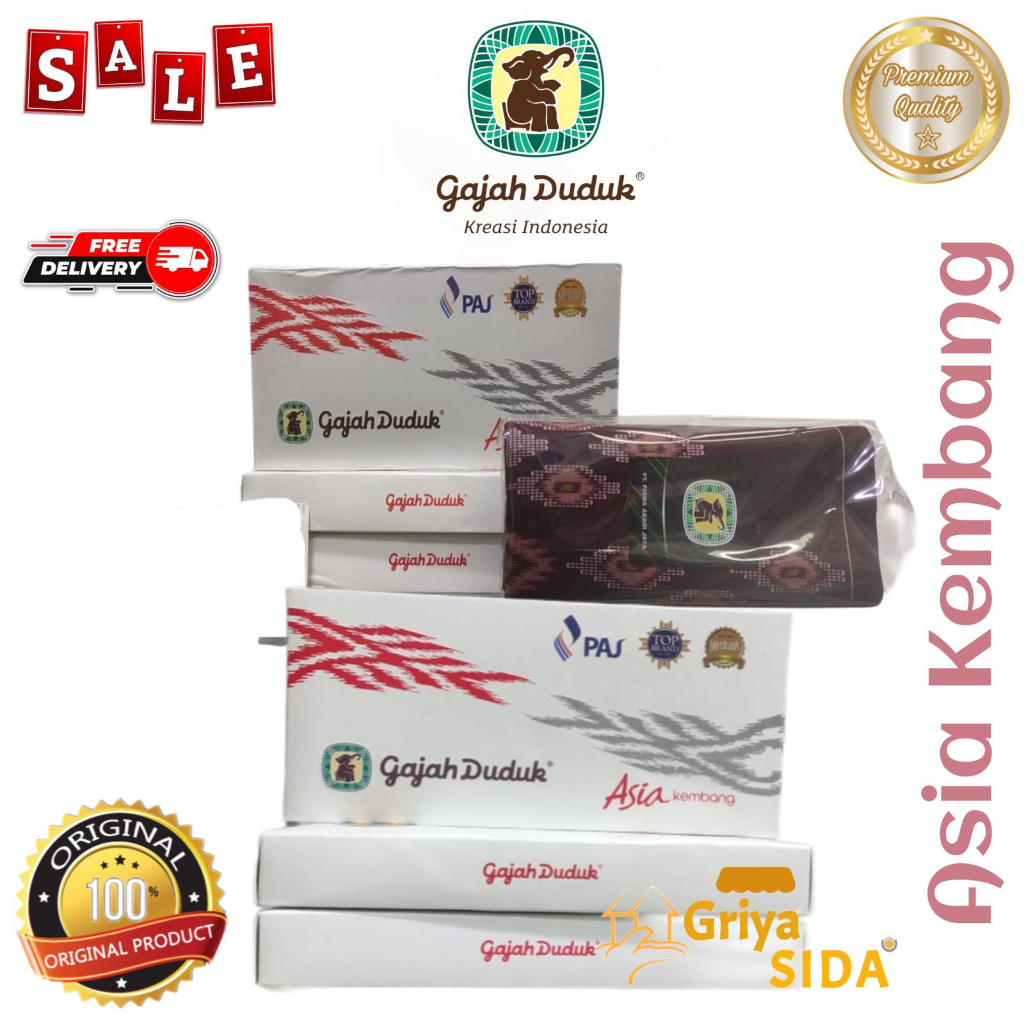 Sarung Gajah Duduk Asia Kembang Harga Grosir