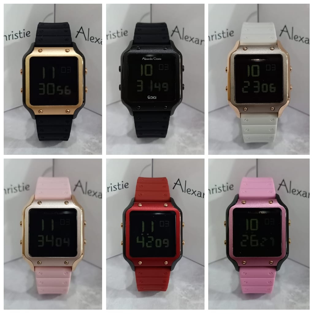 Jam Wanita Digital Alexandre Christie AC9382 AC 9382 ORIGINAL Alexander Christie