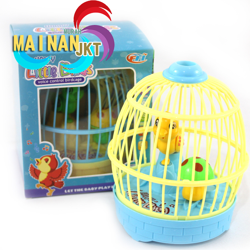 MAINANKEI MAINAN ANAK SERU BURUNG TEPUK FU1146 HAPPY LITTLE BIRDS BURUNG BERKICAU DIKA DI TEPUK