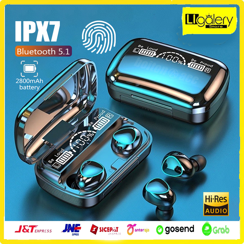 [Multifungsi] Headset Bluetooth TWS EARPHONE M10 Digital Indicator V5.1 BLUETOOTH Wireless mega bass