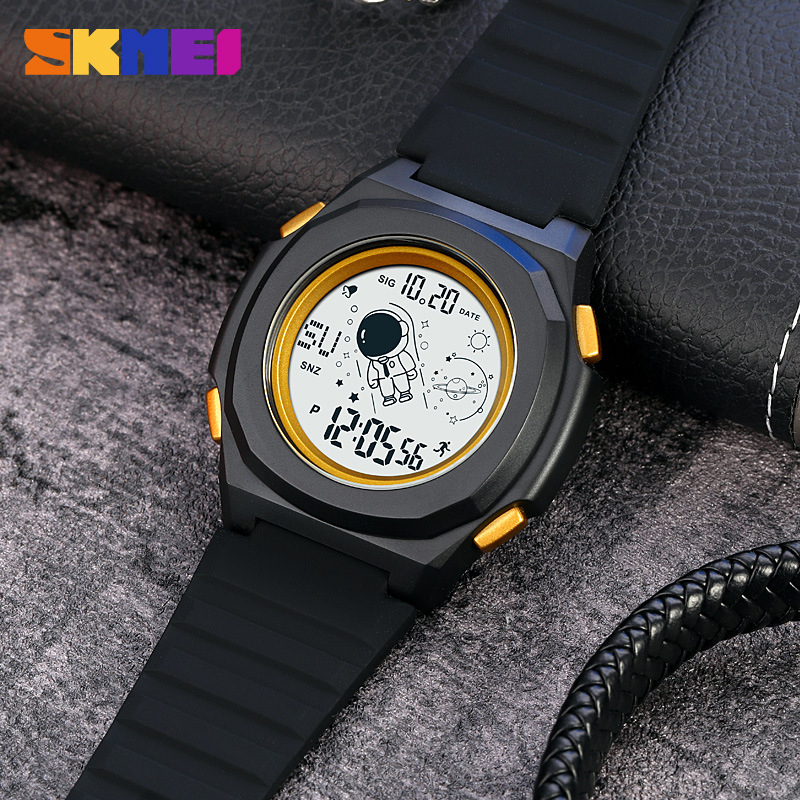 SKMEI 2024 Jam Tangan Pria Wanita Digital Astronout Anti Air 5 Bar WATCHKITE WKOS