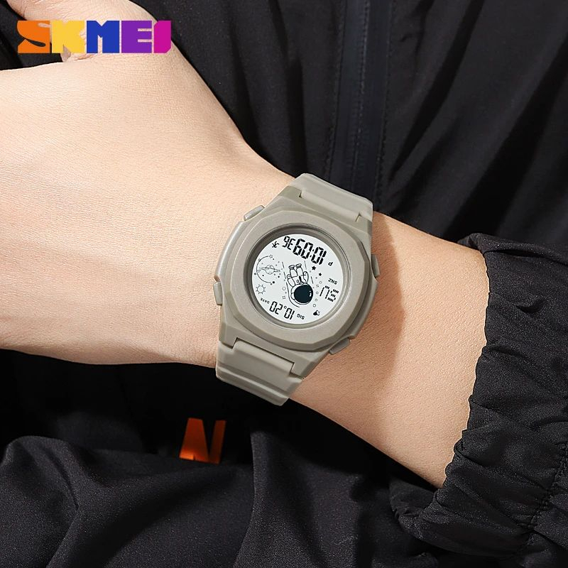 SKMEI 2024 Jam Tangan Pria Wanita Digital Astronout Anti Air 5 Bar WATCHKITE WKOS