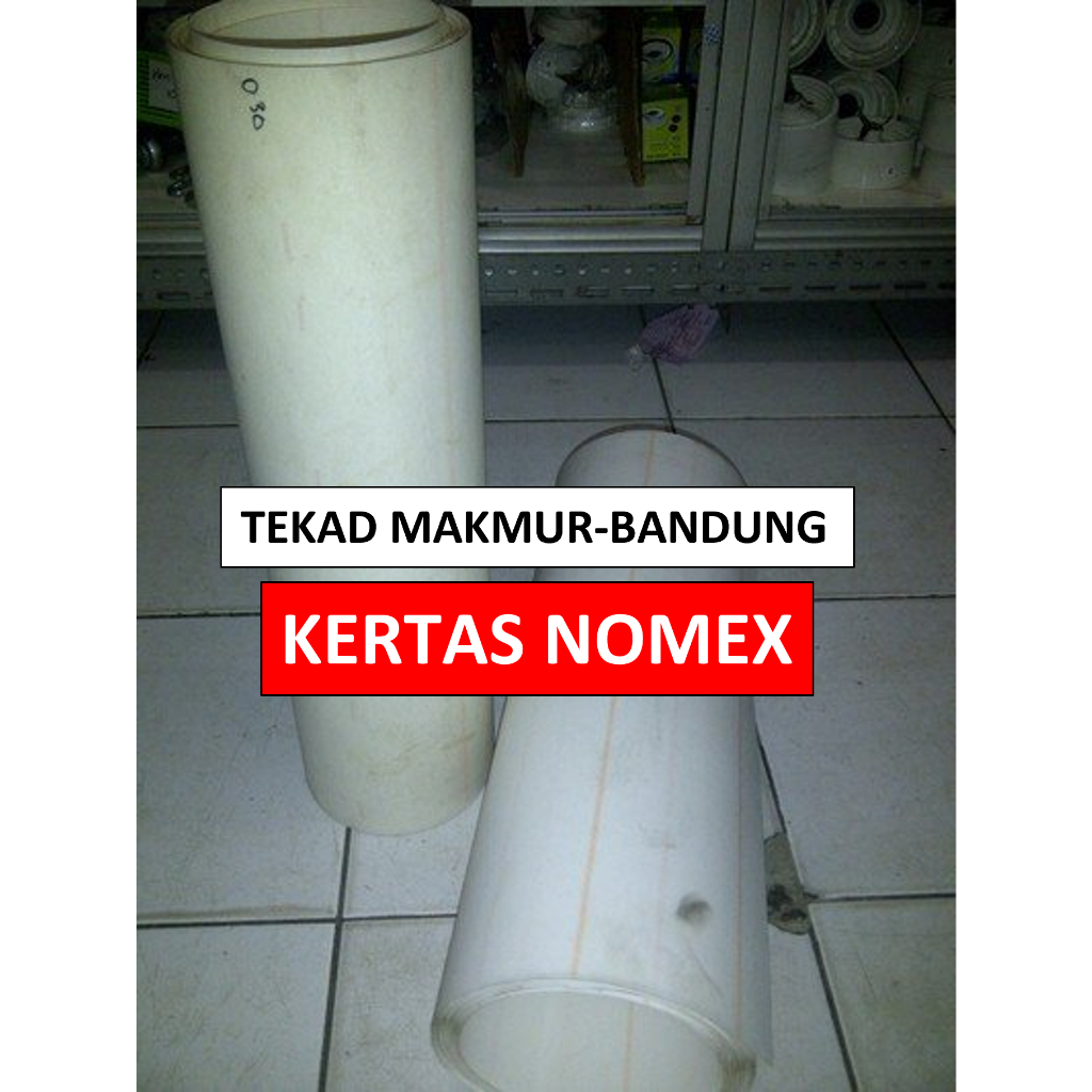 Kertas Gulung Dinamo Trafo - 50x10O cm - Prespan Mika Hijau - Mika Film Putih Susu - Kertas Nomex