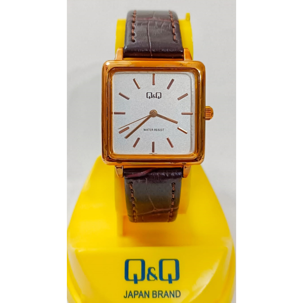 SALE Jam Tangan Wanita Stylist Casual Kulit Leather Analog Original Q&amp;Q QnQ QQ QB51 QB51J Series