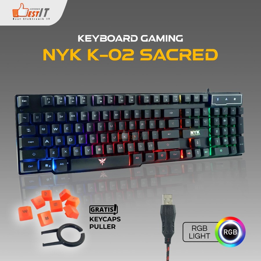 Paket Bundle Keyboard K02 Plus Mouse Mousepad RGB Scorpio G07