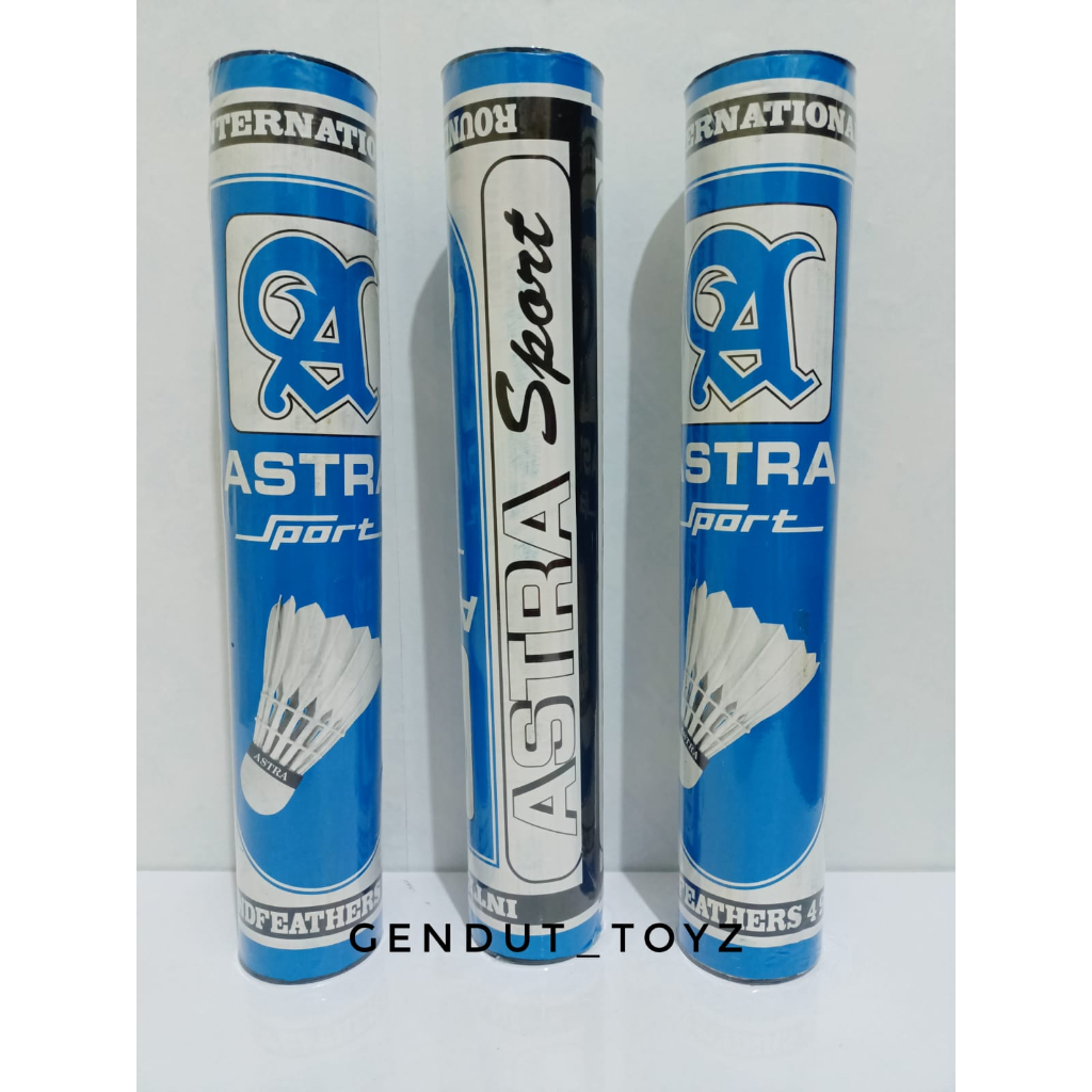 kok bulu tangkis / kok badminton/astra 1 slop