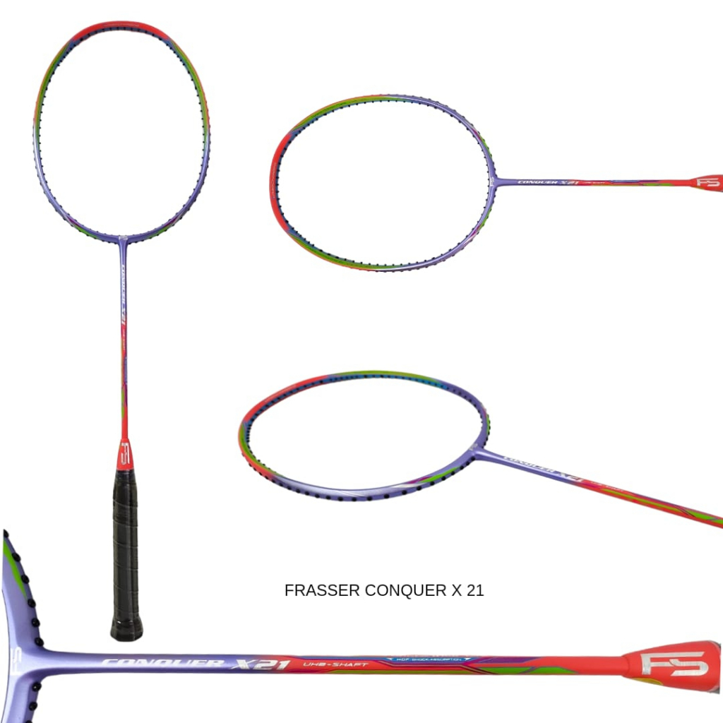 Frasser Raket Bulutangkis Raket Badminton Conquer X 21 Zmg