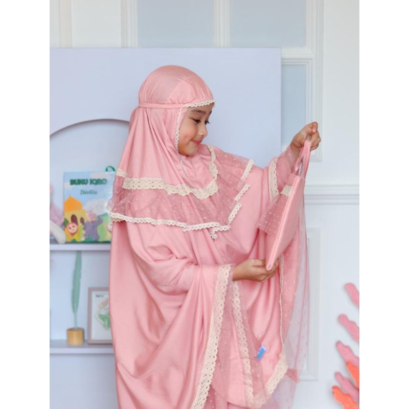 {READY LIMITED 7-11 th} !!! MUKENA anak premium renda NAILA // mukena anak remaja tanggung 7 8 9 10 11 tahun rayon kahatex premium // mukena naila nayla anak