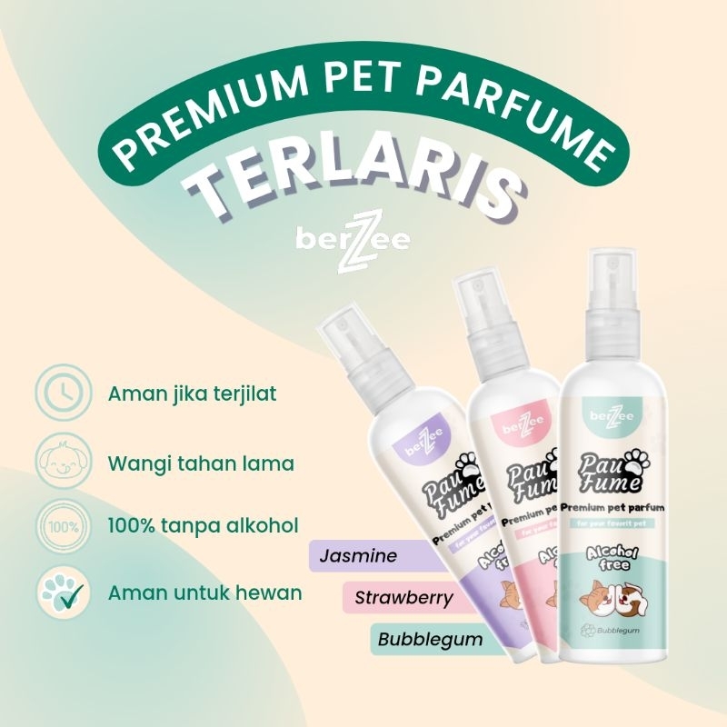 BerZee Premium PET Parfum parfum kucing parfum anjing parfum wangi untuk anjing parfum kucing tahan lama