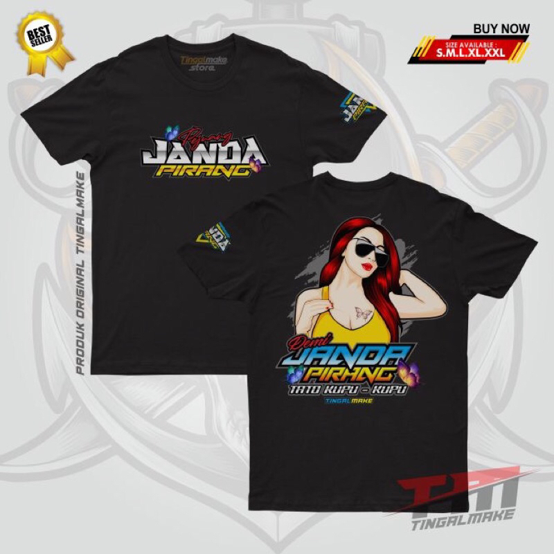 Kaos Pejuang Janda Pirang Bertato Kupu Kupu / Kaos Distro / Kaos Pria Wanita