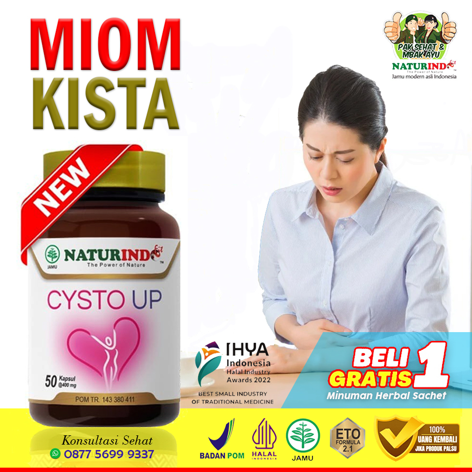 Cysto Up,Obat Herbal Miom Kista