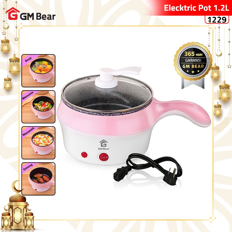 GM BEAR PANCI LISTRIK MULTI FUNGSI WARMER COOKER