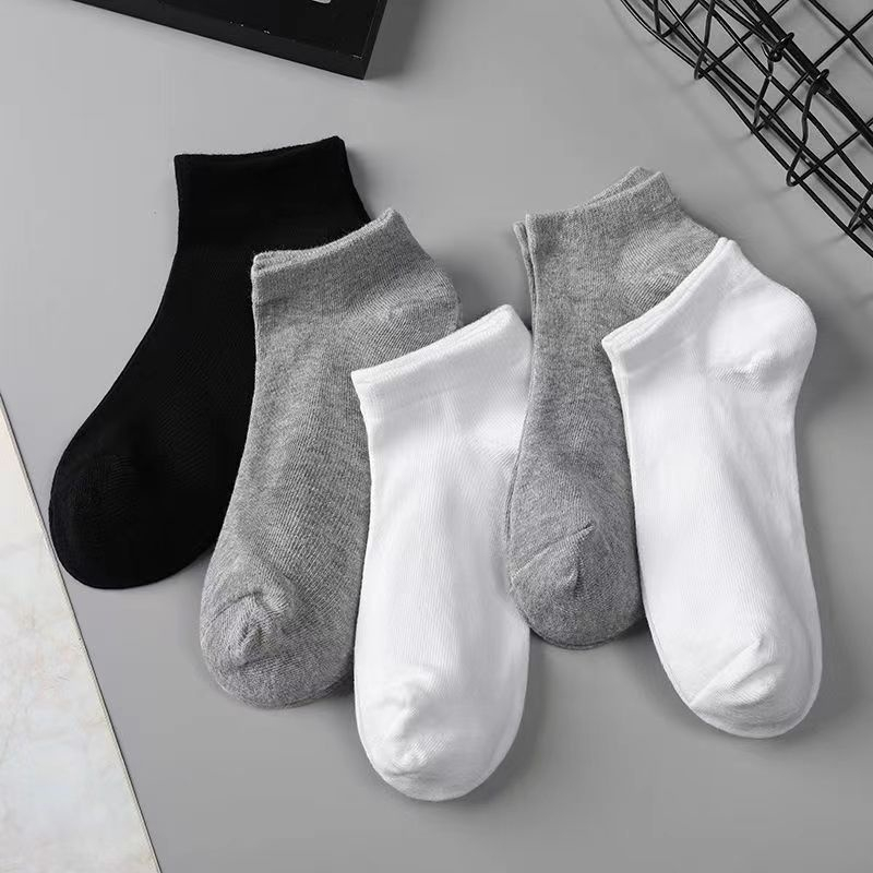 [IMPOR] TIKTOK - Kaos Kaki Pria K5675 / Kaos Kaki Pendek Mata Kaki Warna Polos / Ankle Socks Pria Wanita / Kaos Kaki Polos