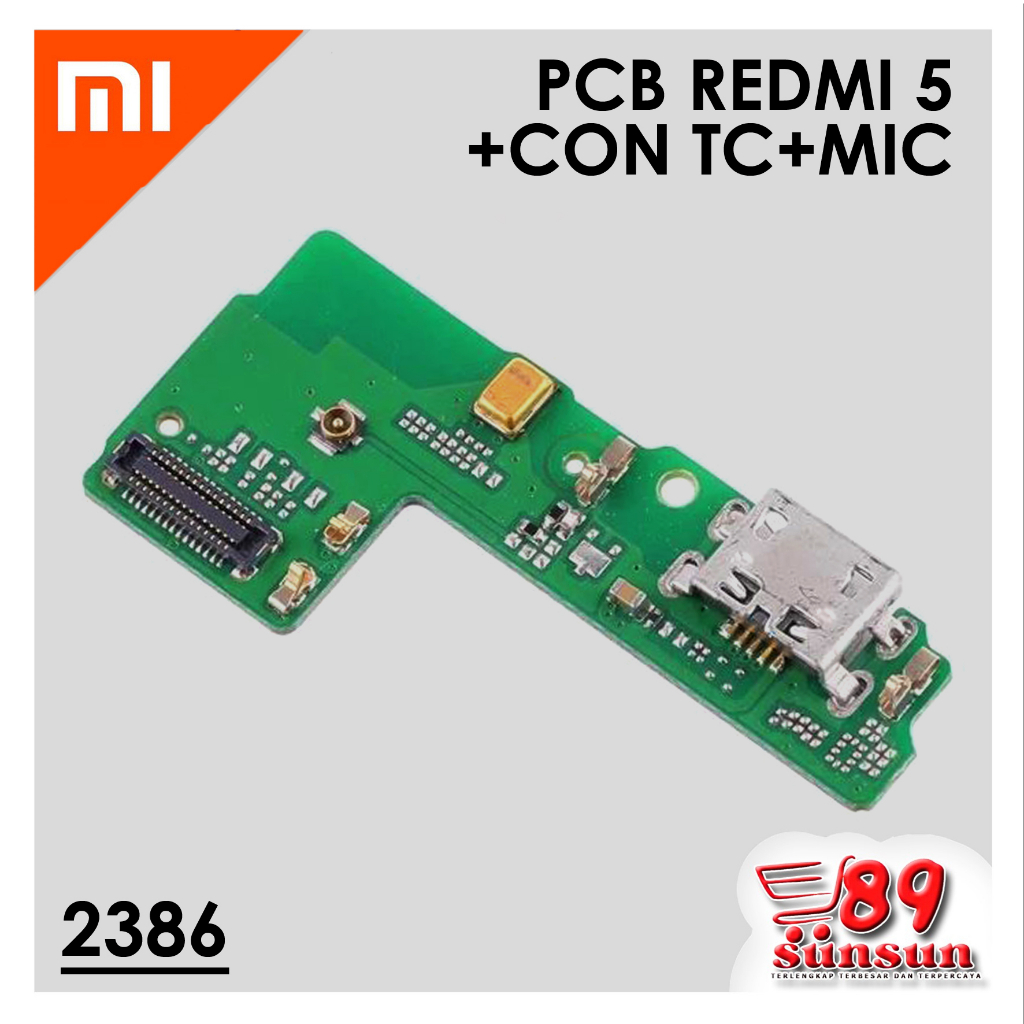 PAPAN CAS REDMI 5 + CON TC+MIC