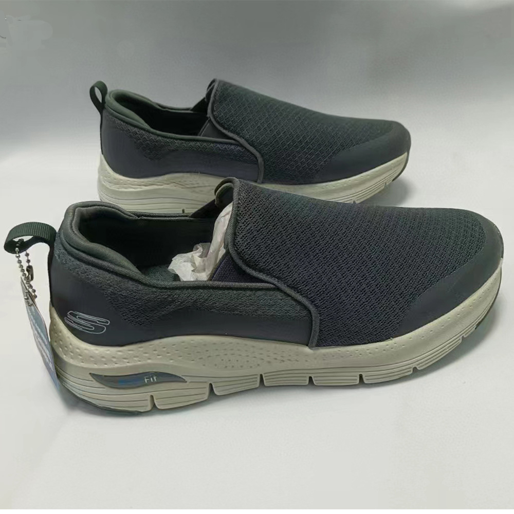 SKECHERS Sepatu  Pria Archfit ballin  kasual sepatu casual sepatu pria hitam  slip on cowok