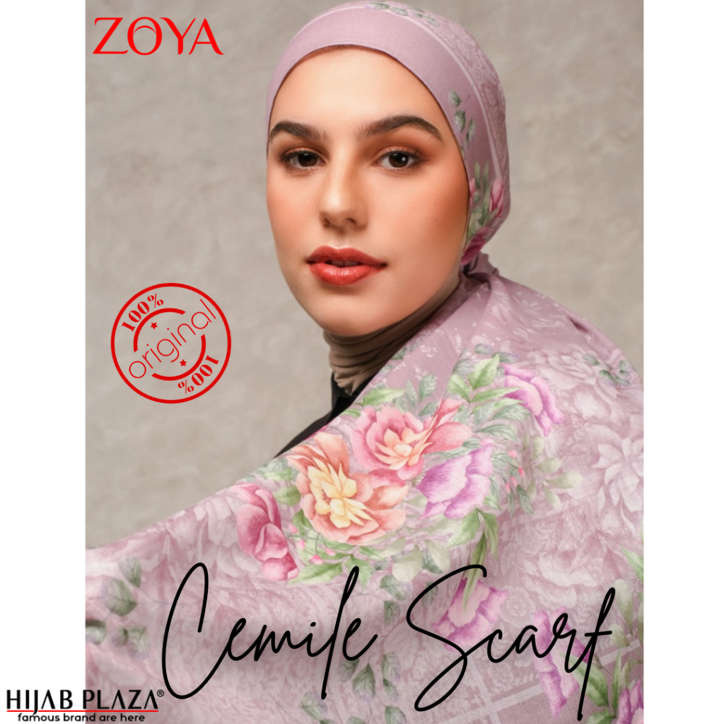 Hijab Segi Empat ZOYA Cemile Scarf