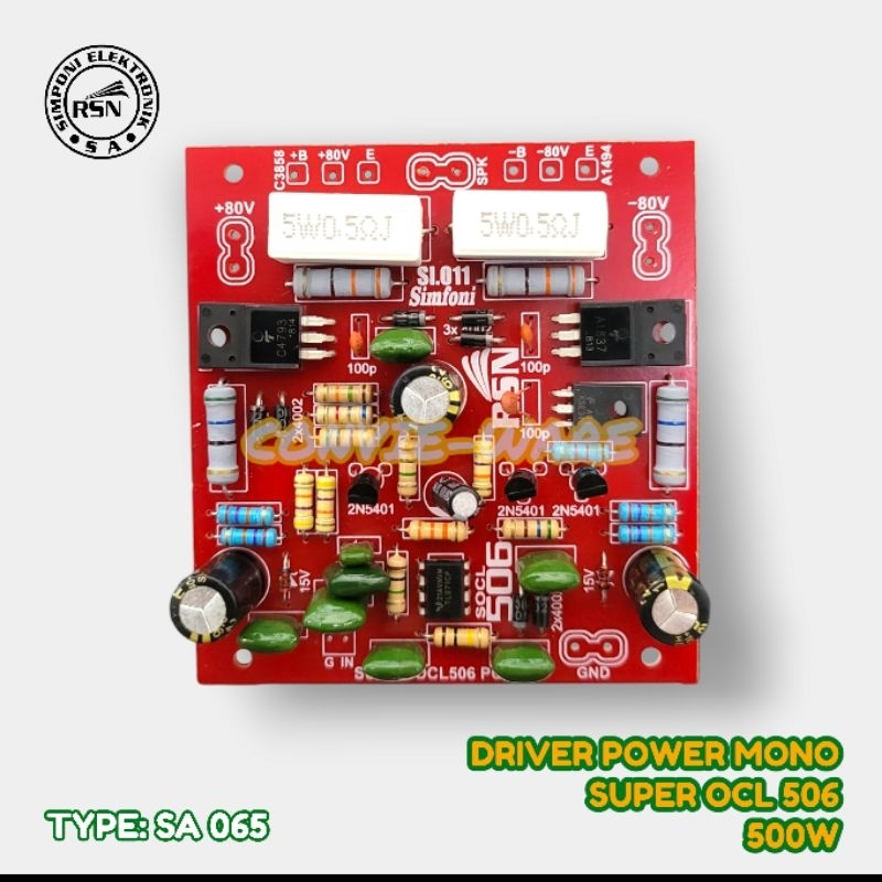 Kit Driver Power Amplifier Super OCL 506 PCB FIBER SOCL506 SA-065