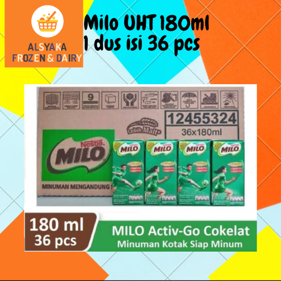 

Milo Activ-Go UHT 180ml (1 dus isi 36 pcs)