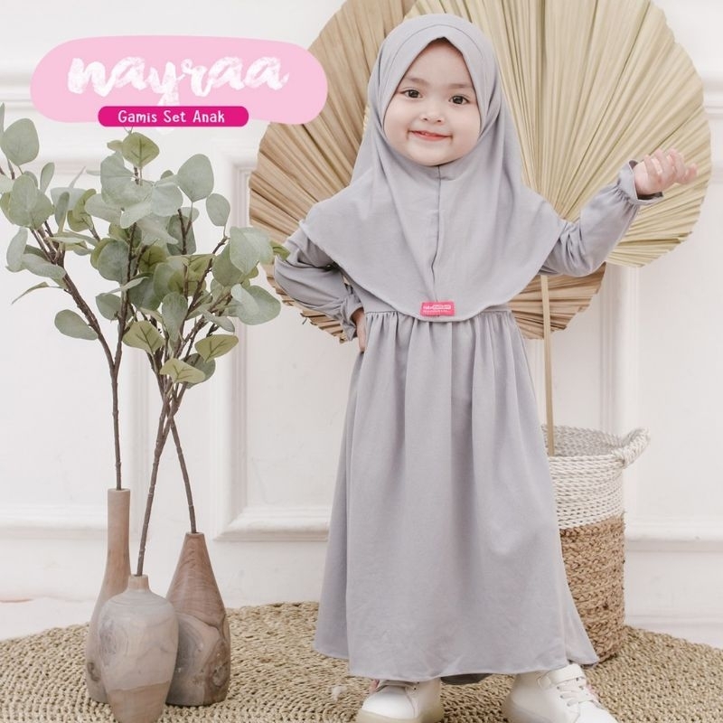 PAKAIAN MUSLIM NAYRA BAJU LEBARAN NAYRAA GAMIS SET BAYI GAMIS BAJU LEBARAN