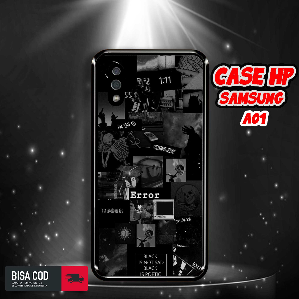 Case Samsung A01 Motif [AEST4] Casing Samsung A01 TERBARU Hardcase Glossy Kilau 2D Case Hp Samsung A