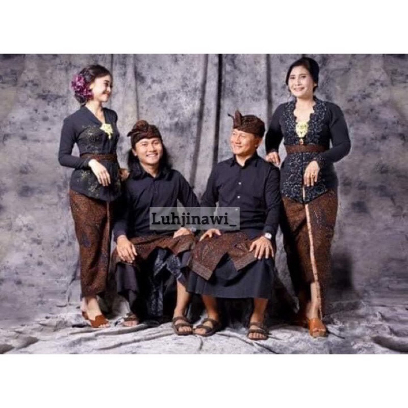 Set couple batik/kamen bali/saput udeng/kamen batik