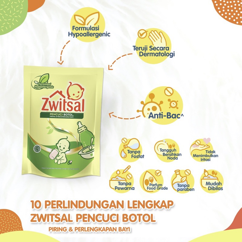 Zwitsal Baby Bottle Cleaner 425ml Sabun Pencuci Botol Bayi