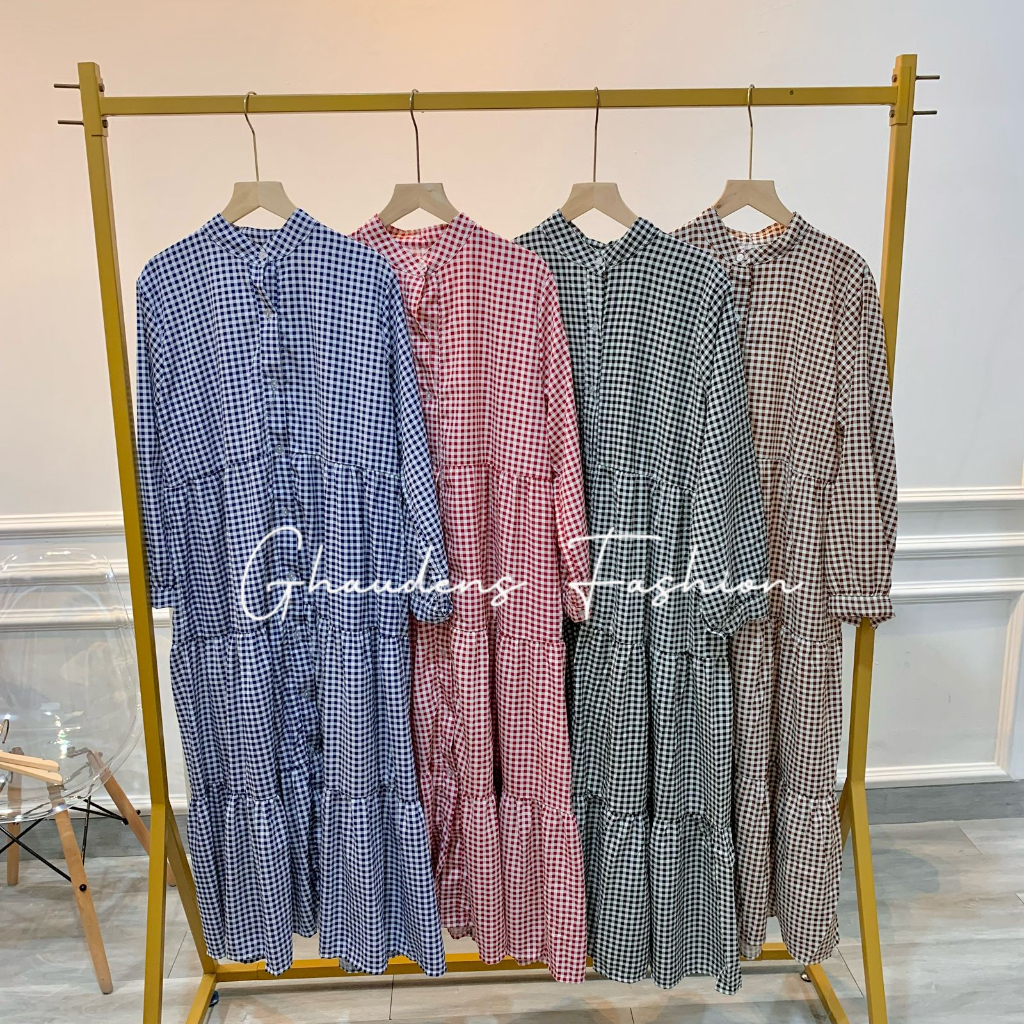 Long Tunic Dress Square Bumil Busui Friendly 3049 - Ghaudens