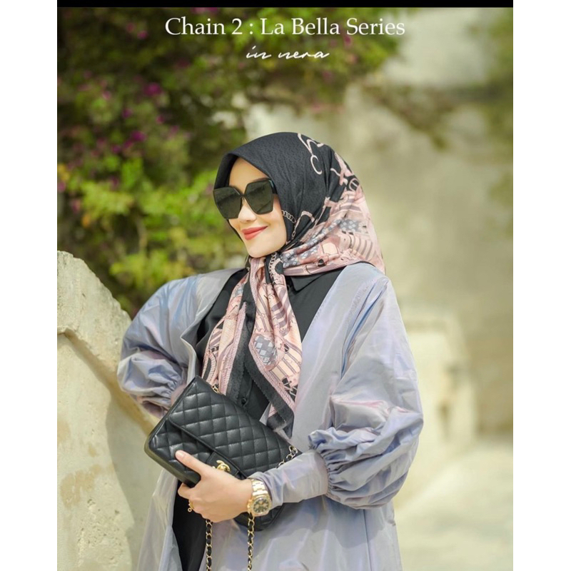 CHAIN 2  LA BELLA SERIES IN NERA BY BUTTONSCARVES